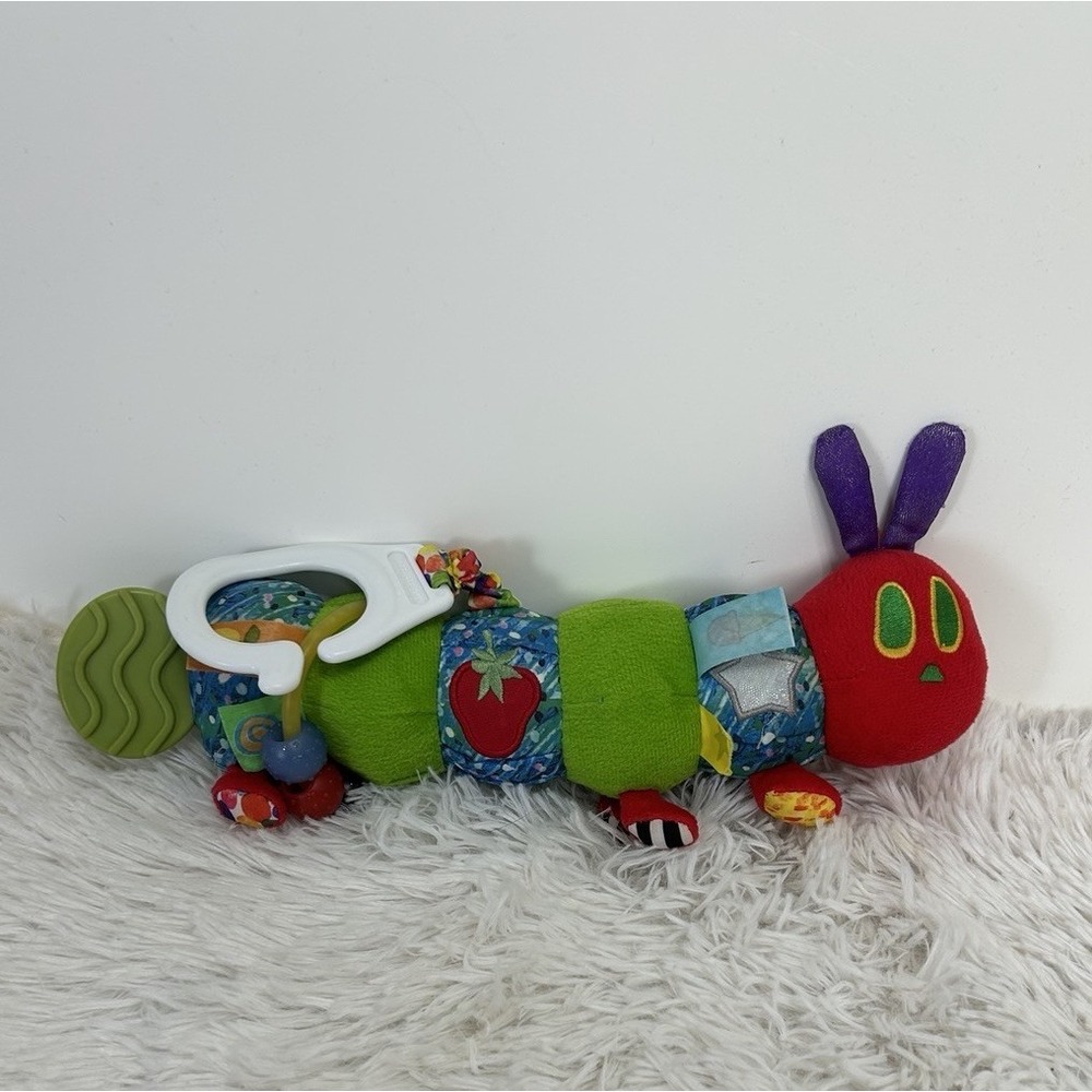 Very Hungry Caterpillar Stuffed Plush Lovey Baby Toy Rattle